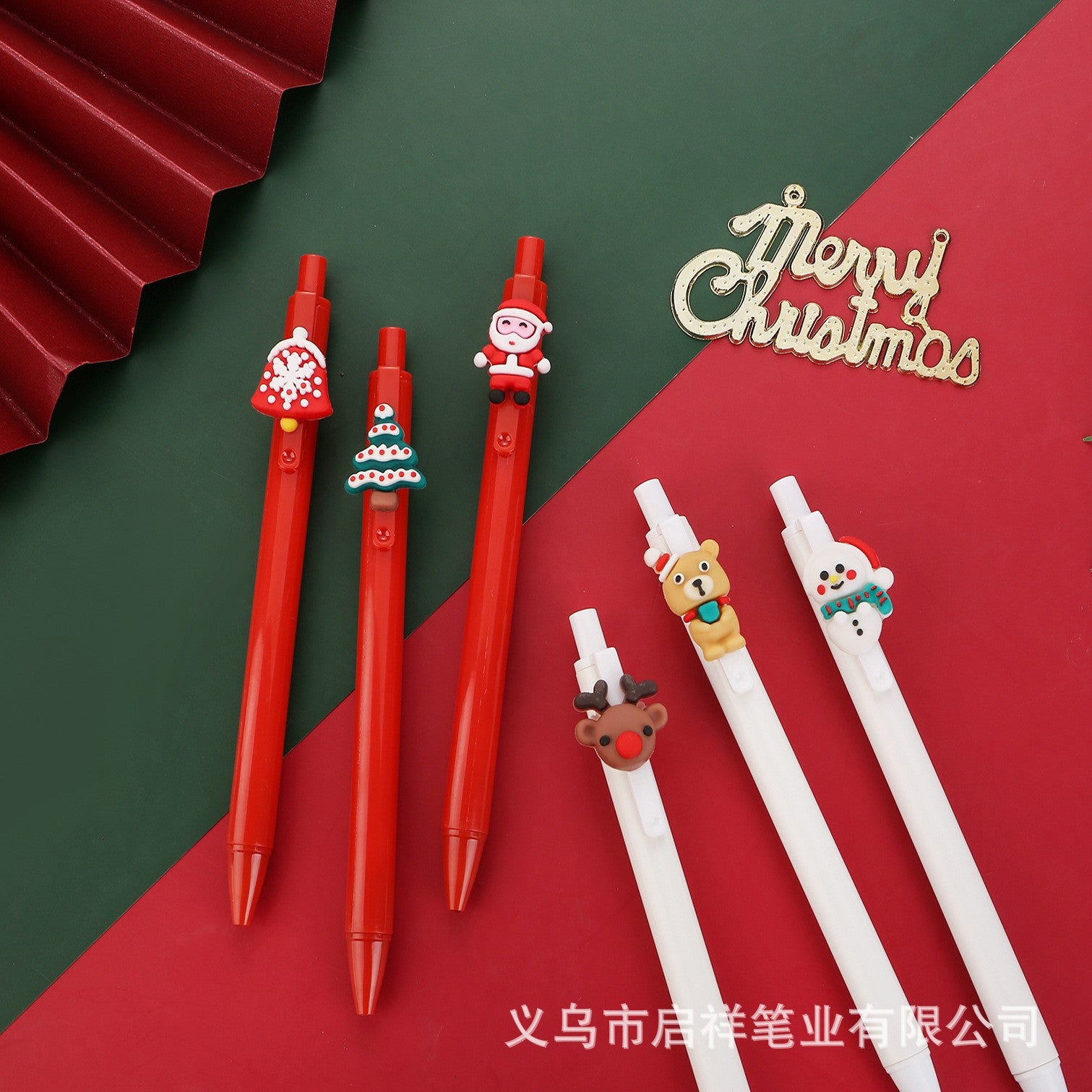 Wholesale Cute Christmas 3D Retractable  Pen