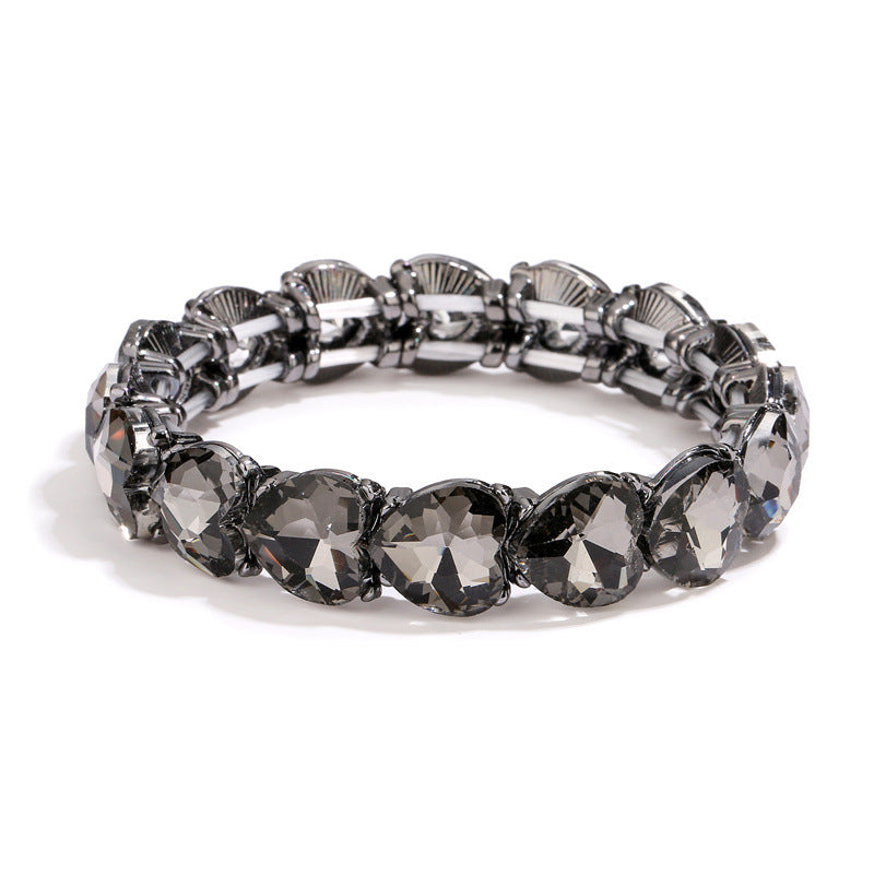 Wholesale Love Trinitite Elastic Wire Alloy Bracelet