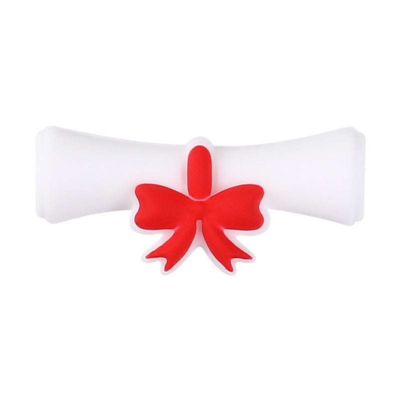 Wholesale 20pcs Trophy apple book 3D Focal Beads