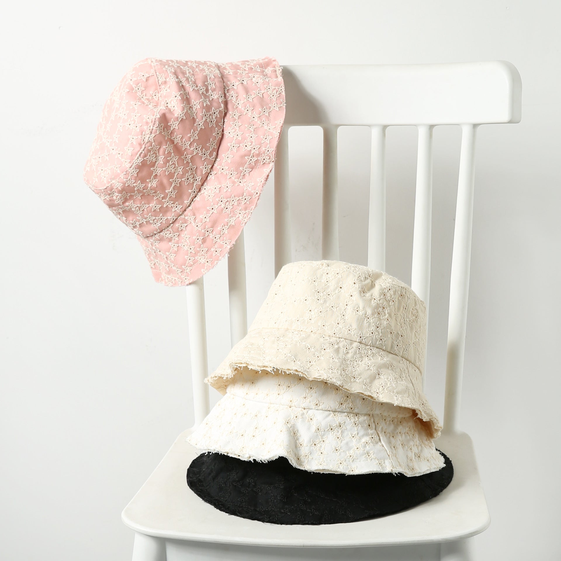 Wholesale Cotton Star Fisherman Hat Women