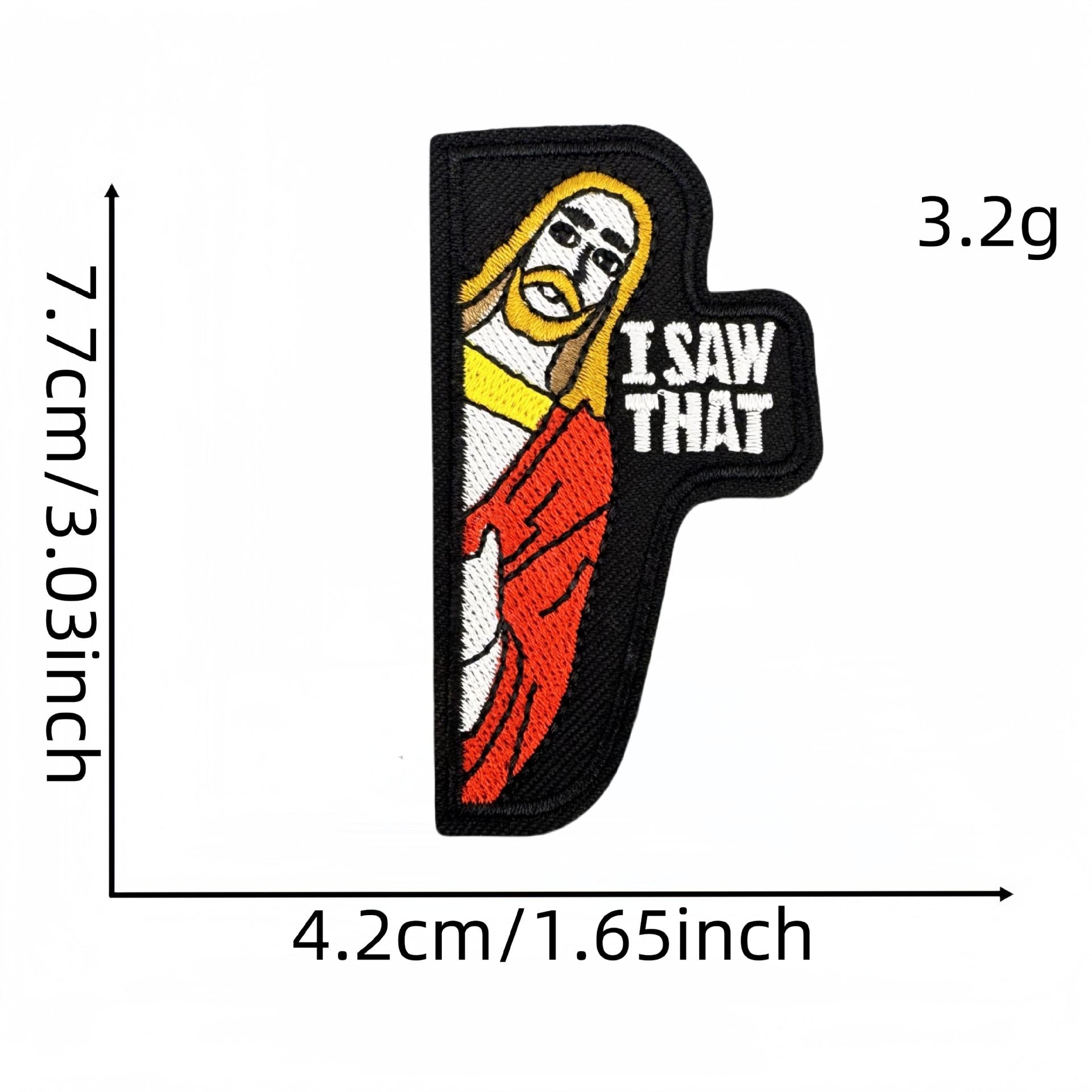 Wholesale Cartoon Fun Quirky Style English Letter Animal Character Velcro Badge Patch