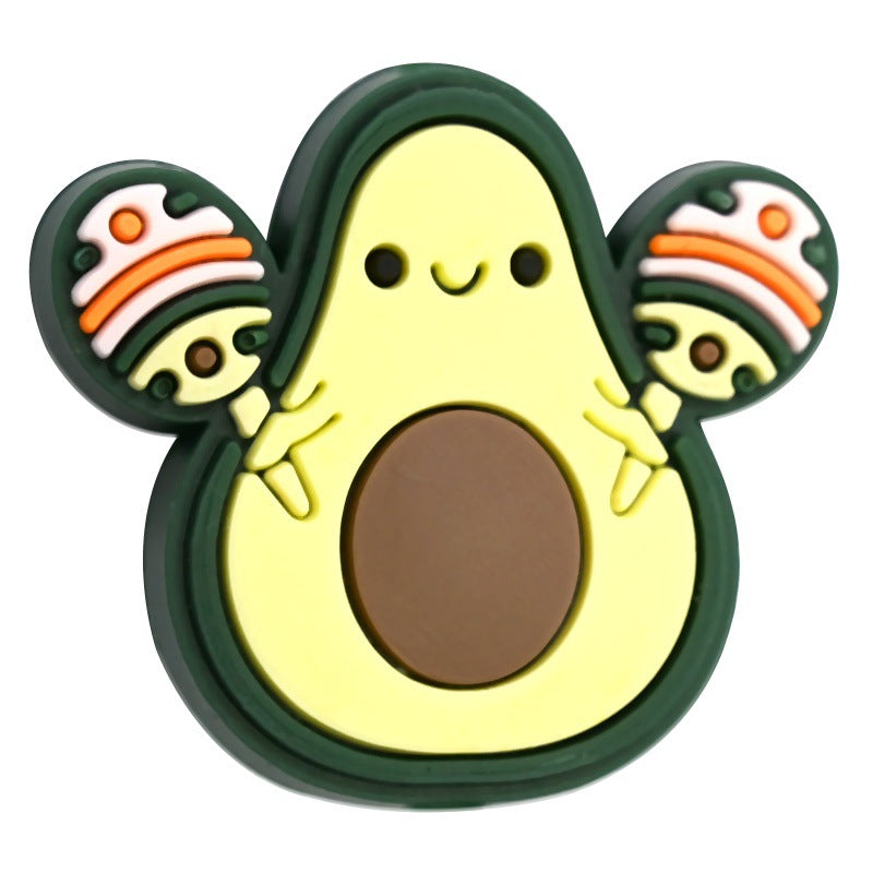 Wholesale Random 100pcs/pack   Cute cartoon fruit series bead  Focal Beads