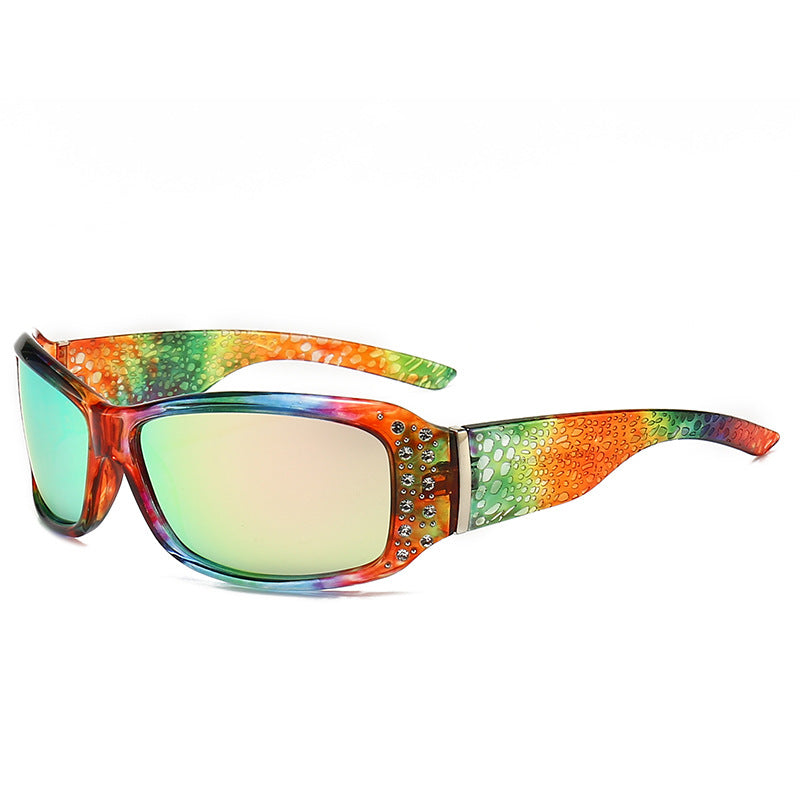 Wholesale Polarized Sunglasses Retro Fashion Diamond Sunglasses