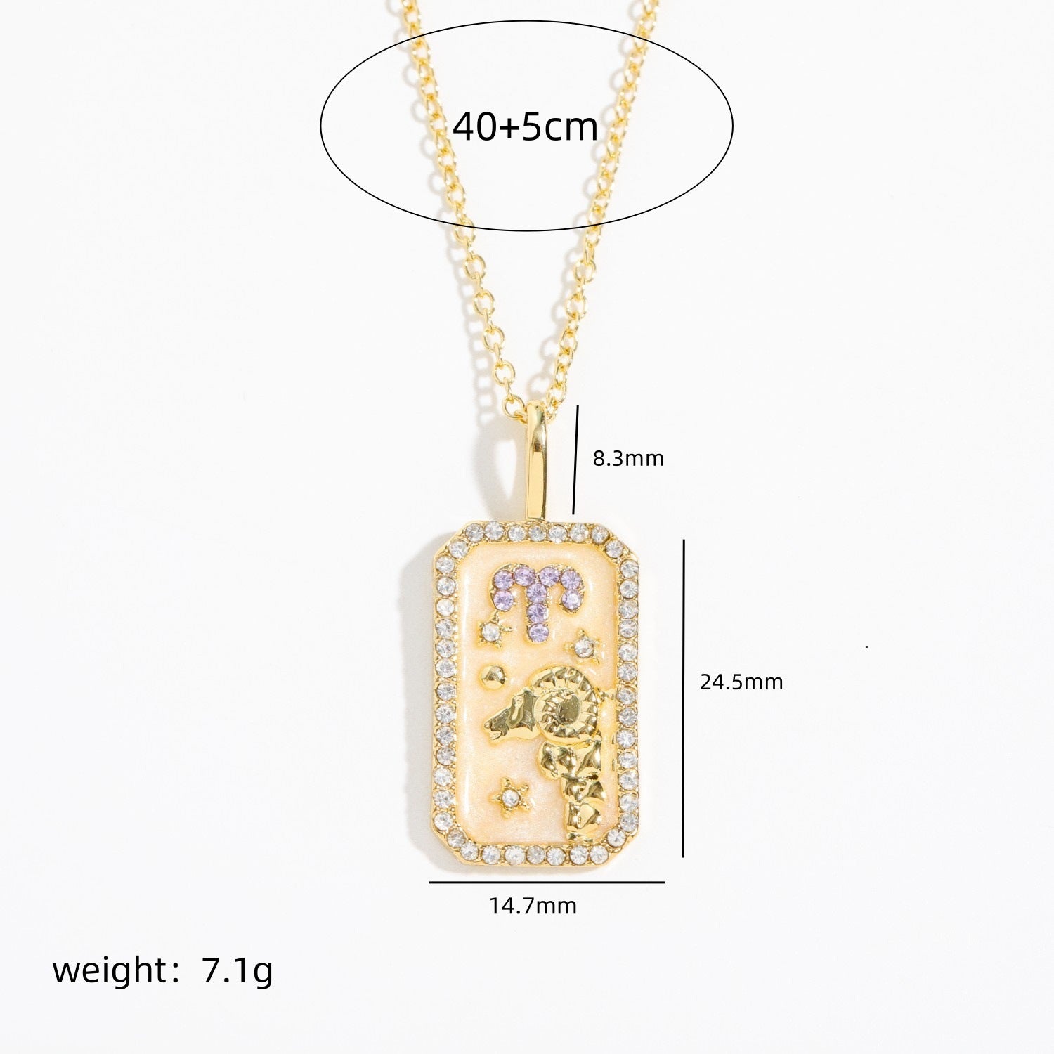 Wholesale Copper Electroplated 12 Zodiac Signs Necklace With Colorful Birthstone Zircon Pendant Laser Engraved Boutique Jewelry Gift