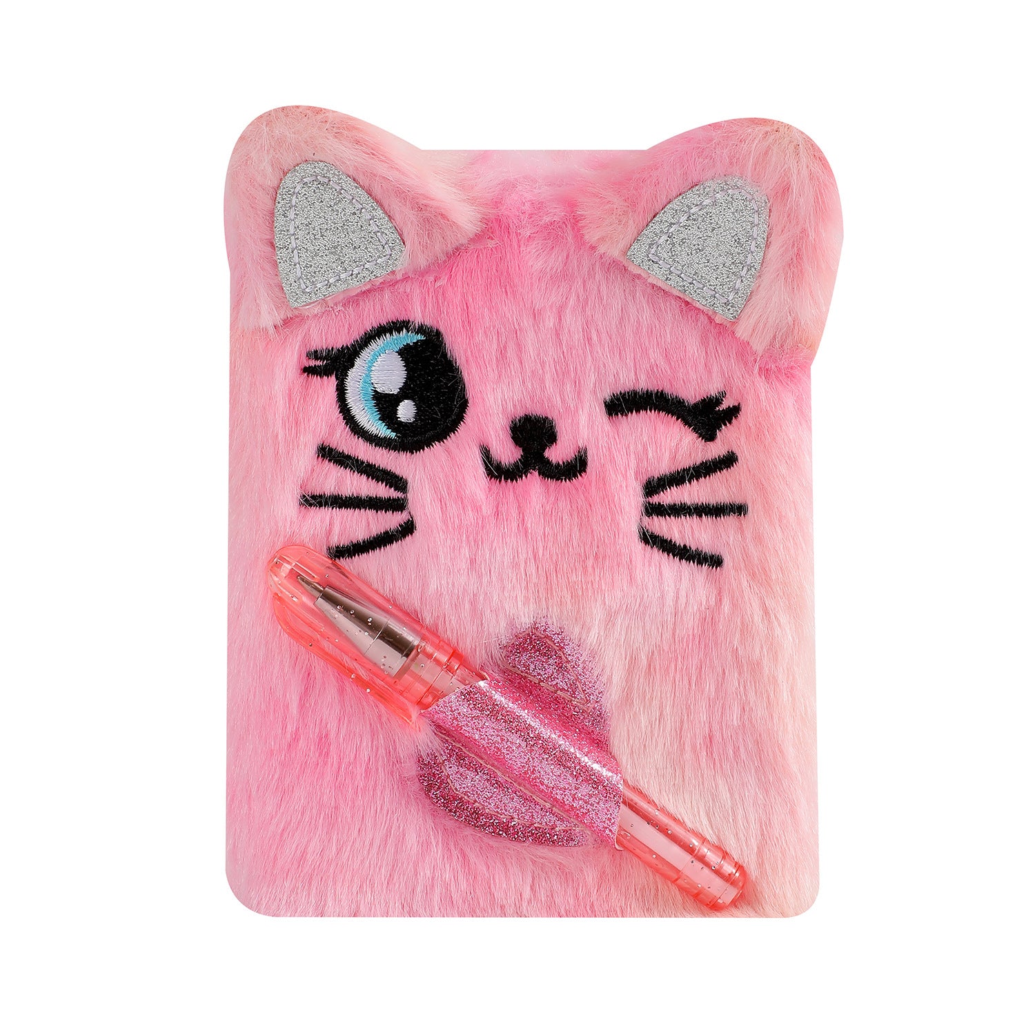 Wholesale Cartoon Animal Series Small Notebook Cute Plush with Pen