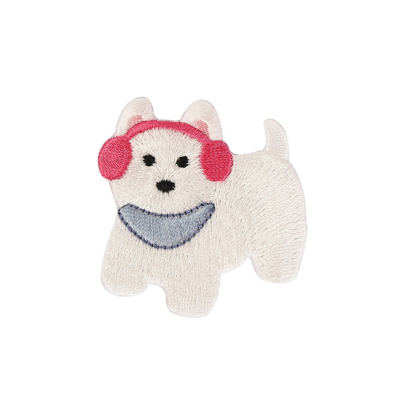 Wholesale CuteDog Embroidery Sticker  DIY Patches