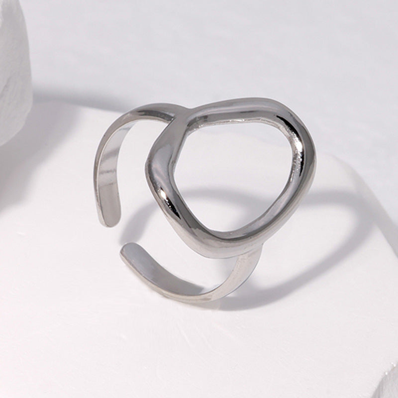 Wholesale Open-Style Stainless Steel Ring — Minimalist &  Understated Design ( Non-Fading)