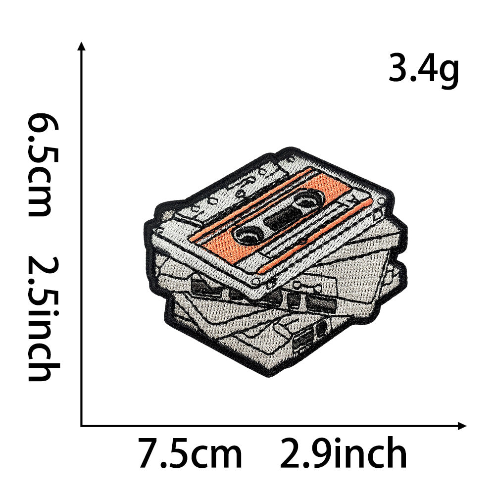 Wholesale Polyester Embroidered Iron On Patches 10 Styles Chic Decorative Coat Badges DIY Clothing Accessory Gift Boutique Resale