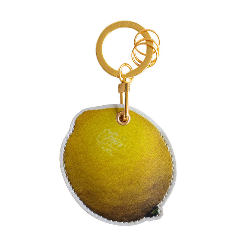 Wholesale Leather Imitation Fruit and Vegetable Card Holder Keychain