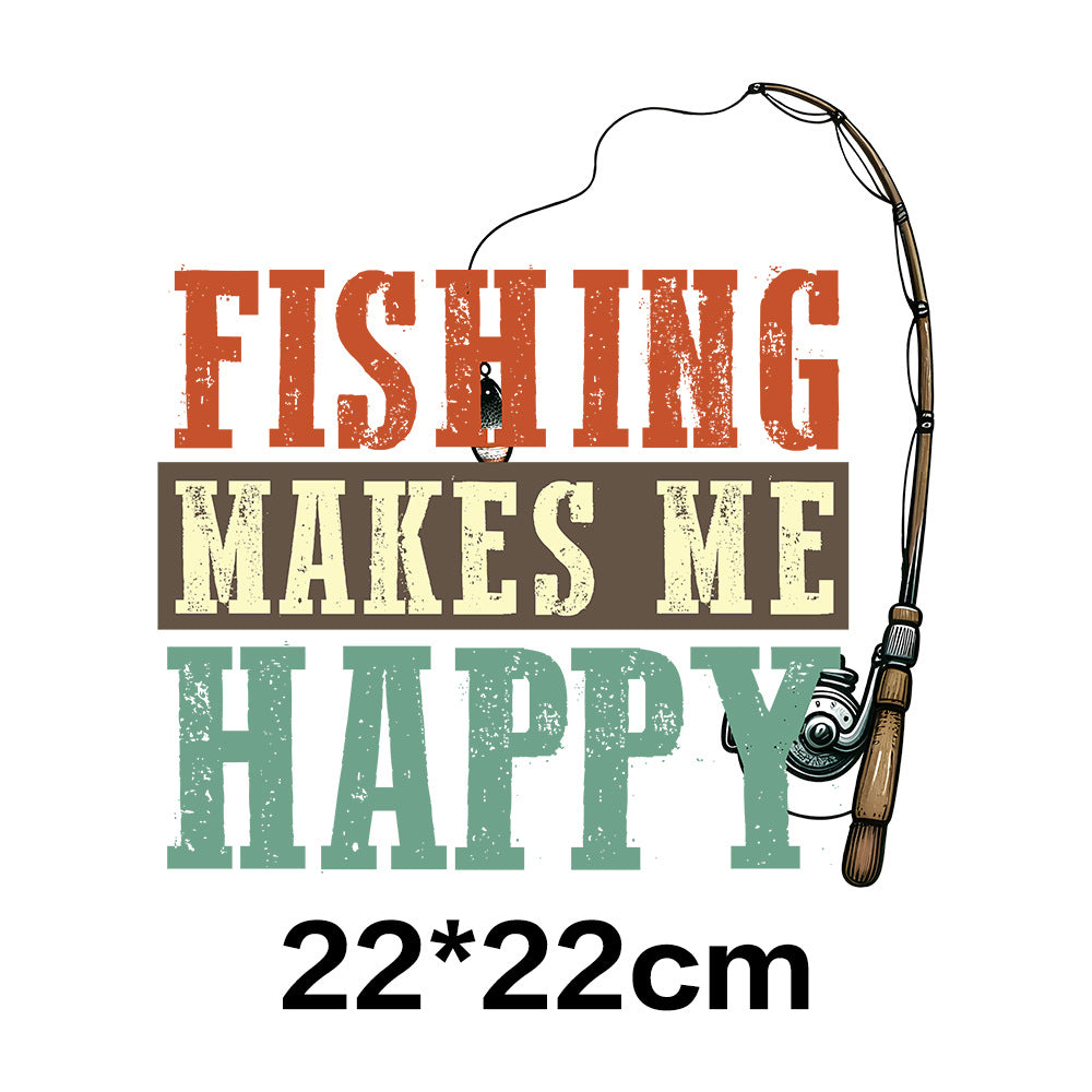 Wholesale Fishing UV DTF Ready to Press Transfers Wraps