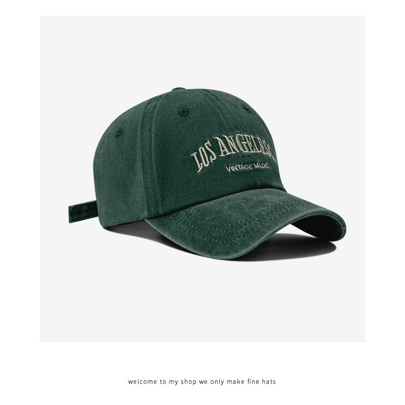 Wholesale Vintage Grey Baseball Hat All-Match Face Showable Small Cap