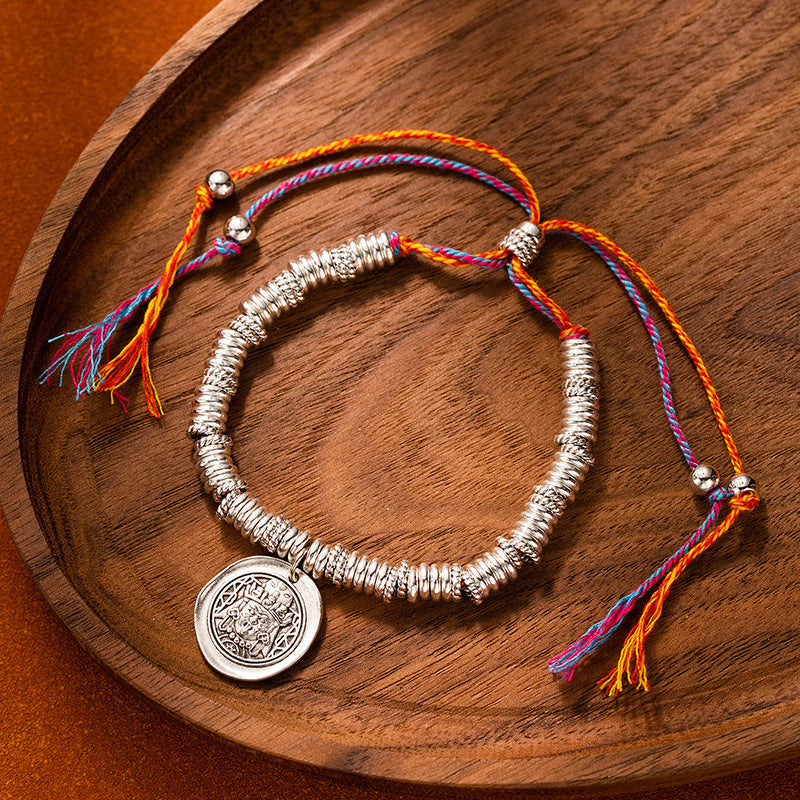 Wholesale Handmade Cotton Rope Bracelet Adjustable Stacked Rope Bracelet