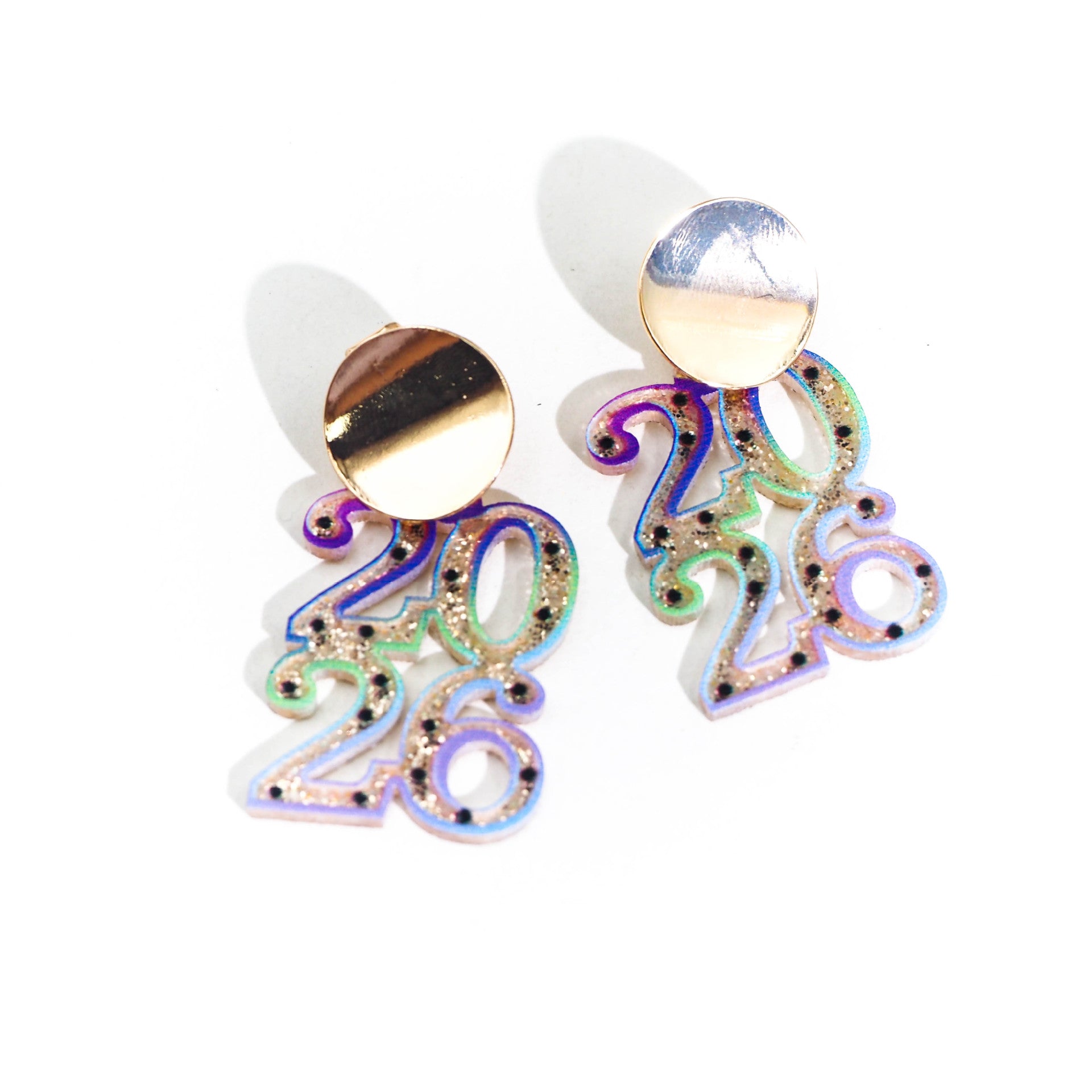 Wholesale 2026 Acrylic Digital Acrylic Earrings