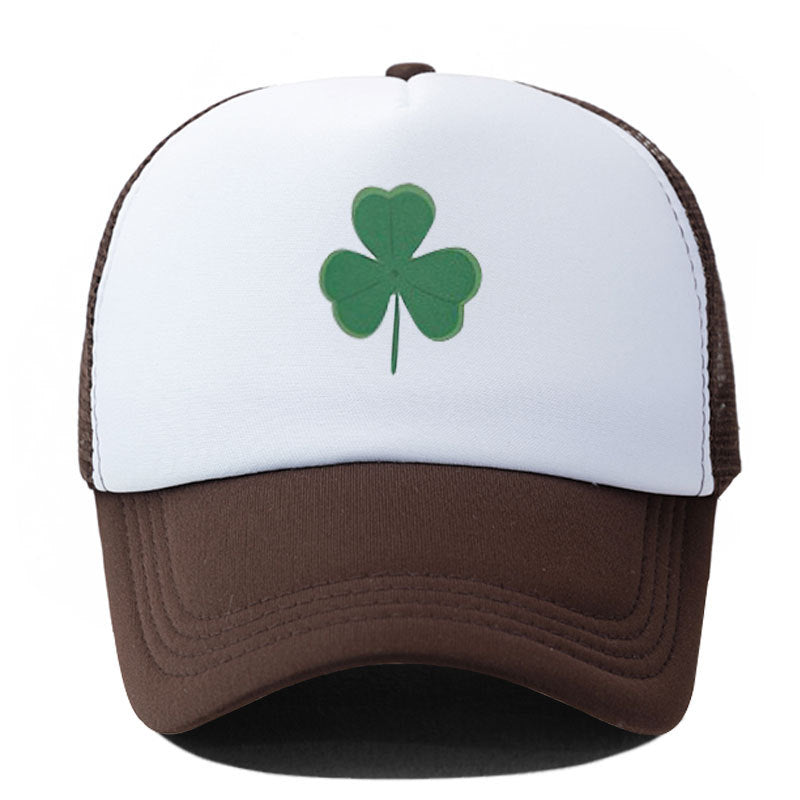 Wholesale Couples Irish Festival Clover Baseball Mesh Cap