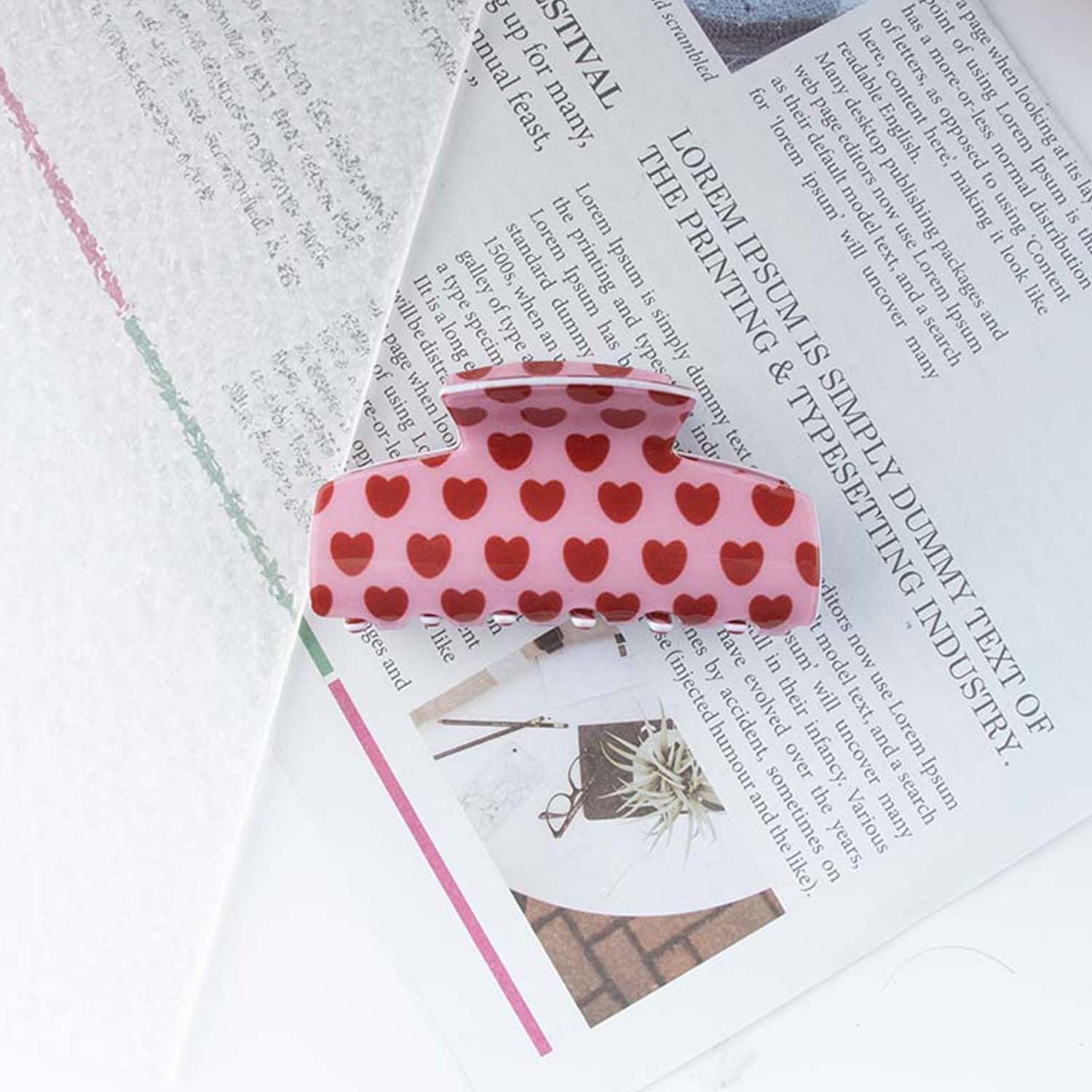 Wholesale Valentine's Day Series PVC Hair Clips