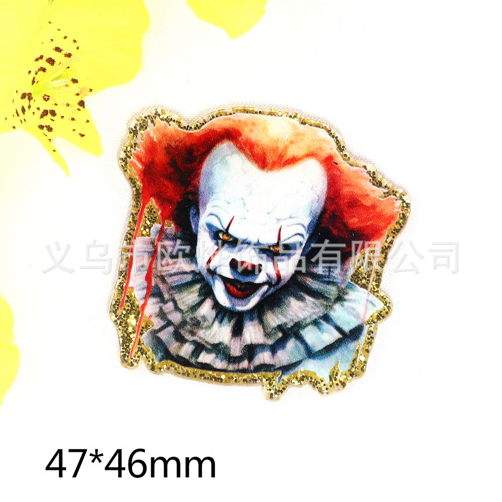 Wholesale 10pcs Cartoon Halloween Pumpkin Personality FlatBack
