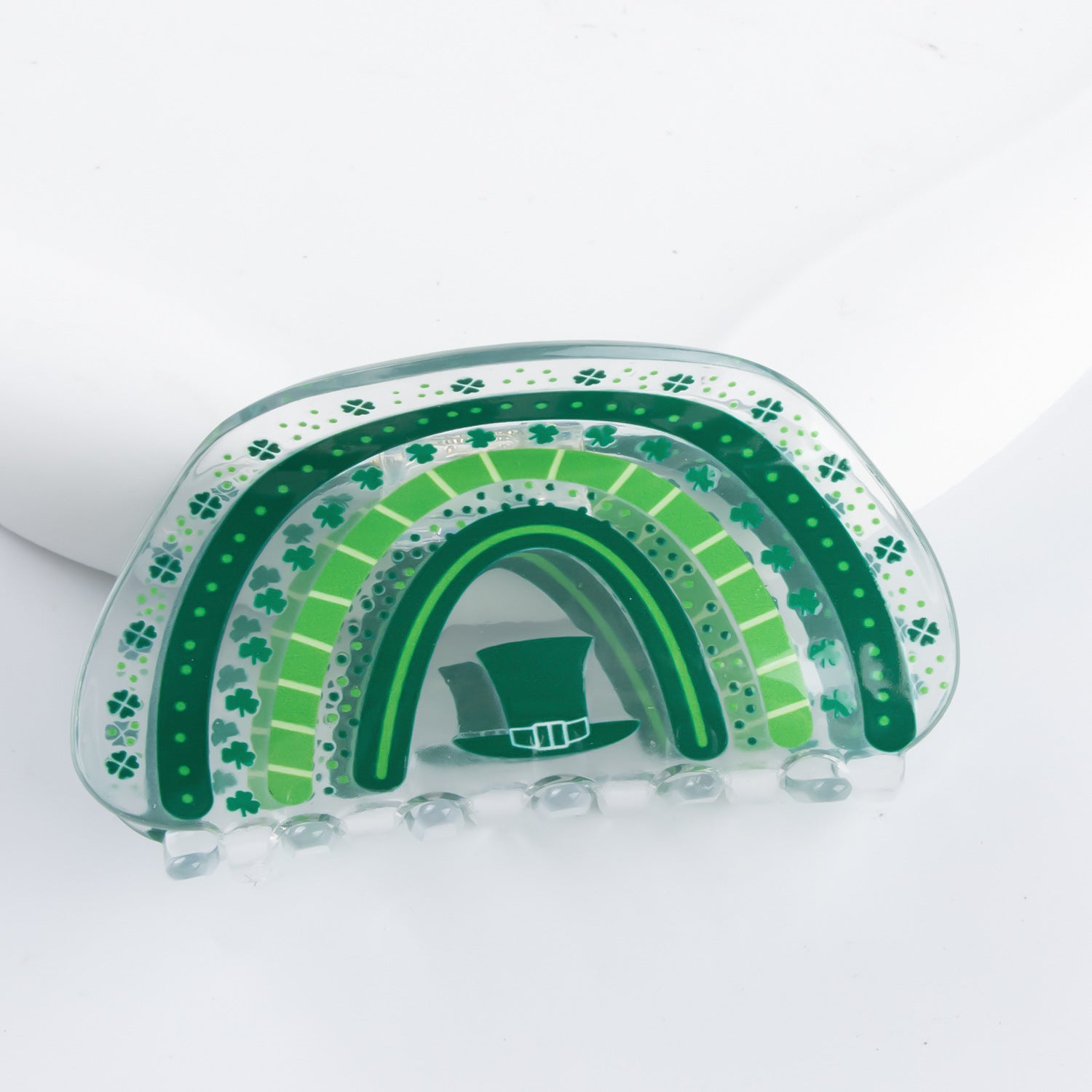 Wholesale Clover St Patricks Day Pvc Hairpins