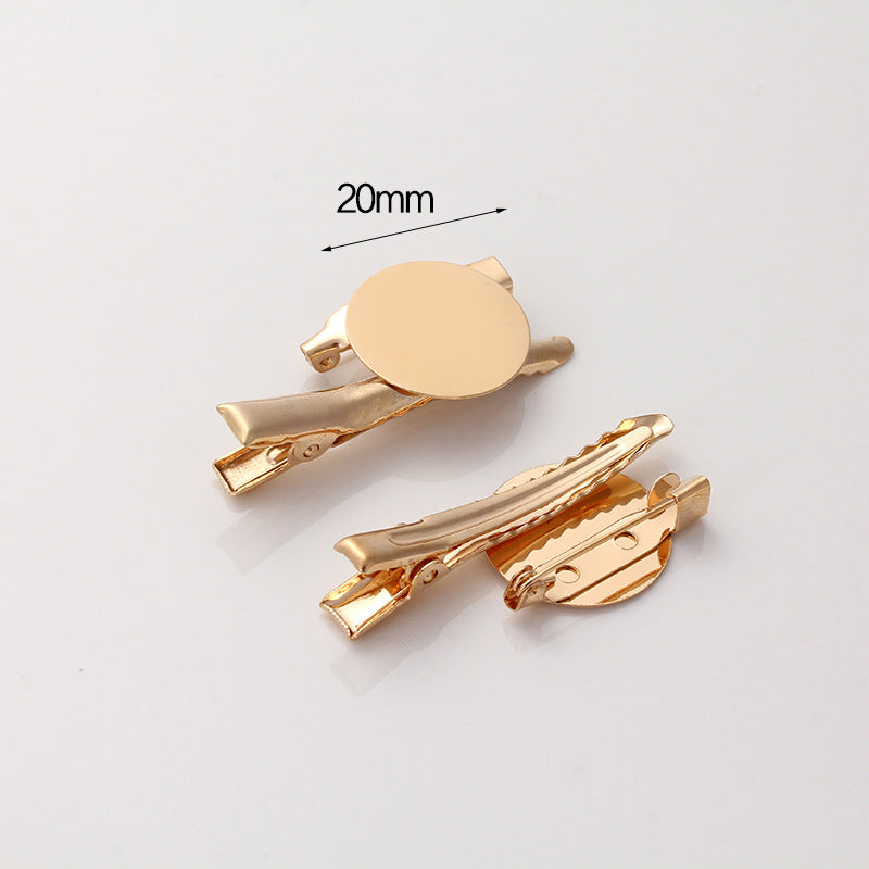 Wholesale Full Flat Multifunctional Disc Brooch Holder Homemade Corsage Badge Accessories Clip Buckle Handmade DIY Jewelry Accessories