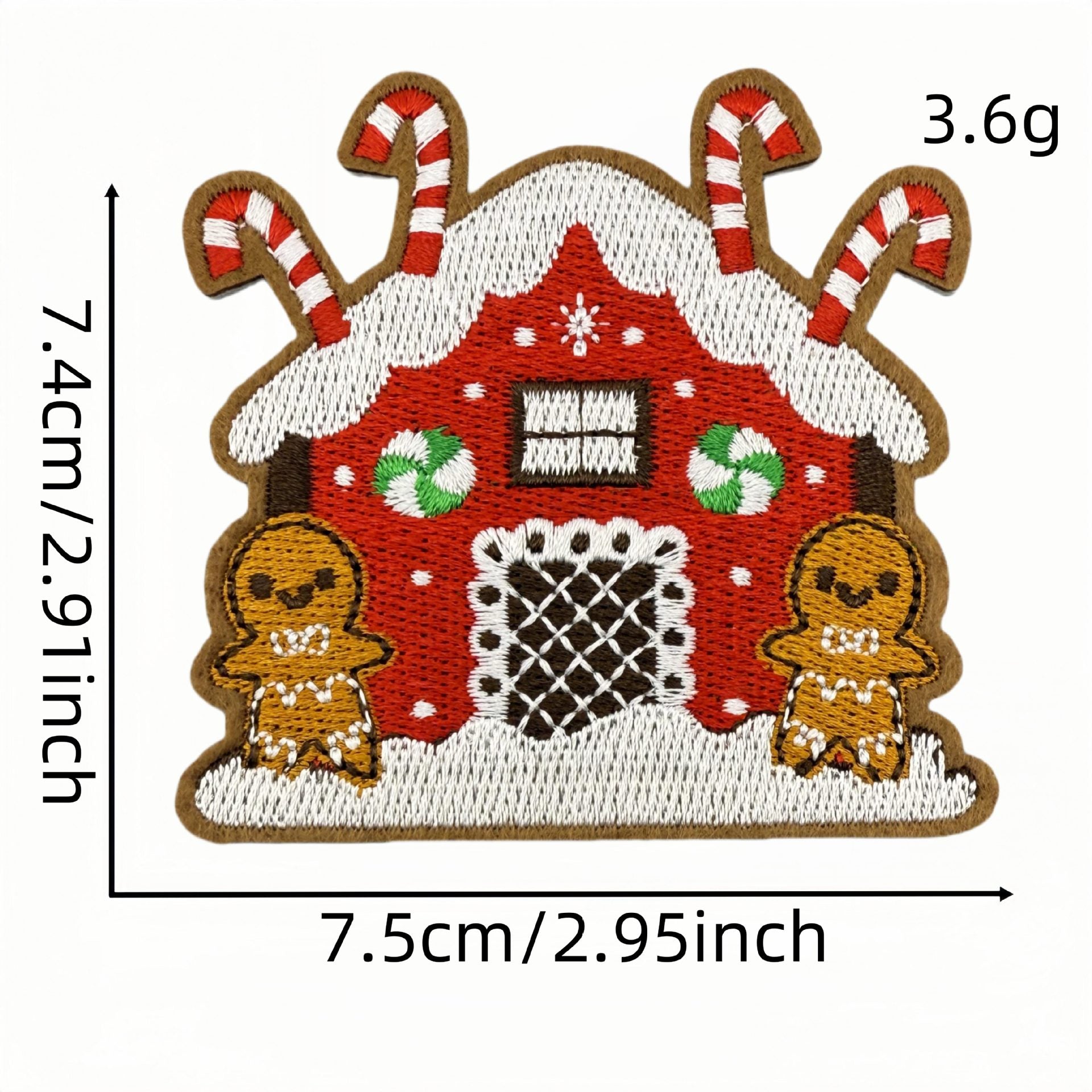 Wholesale Cartoon Christmas embroidery patch accessories ironing hot melt adhesive