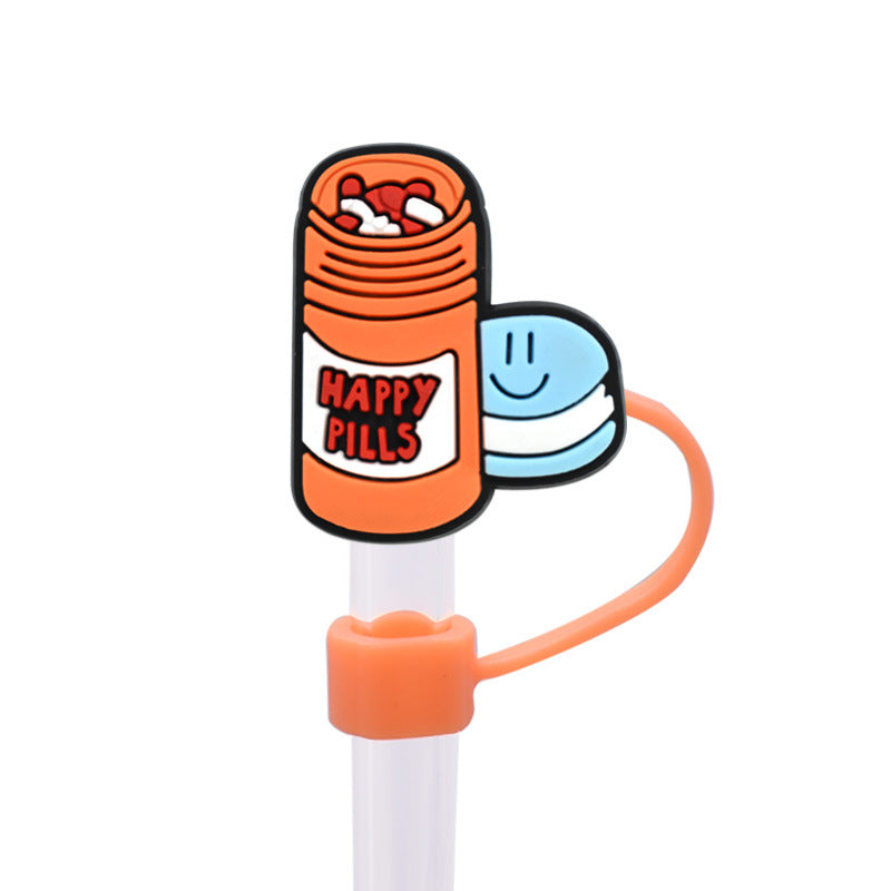 Wholesale  Random 100pcs/pack    Medical dust plug  straw cap  Straw Tube Cap