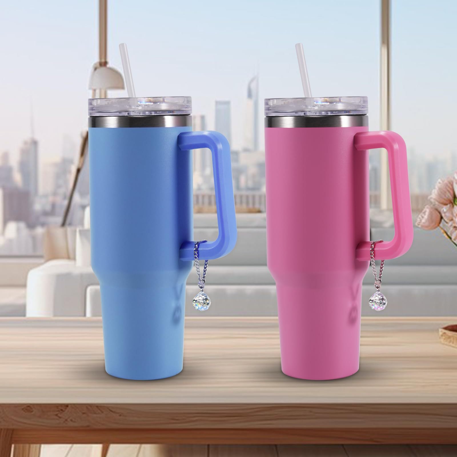 Wholesale Water Cup Handle Pendant Crystal Ball Doll Pendant Cup Accessories