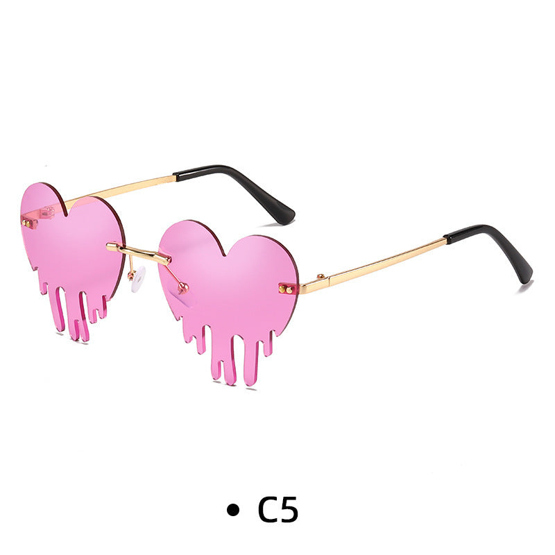 Wholesale 028 New Fashion Personalized Sunglasses Colorful Ocean Lens Sunglasses for Men and Women