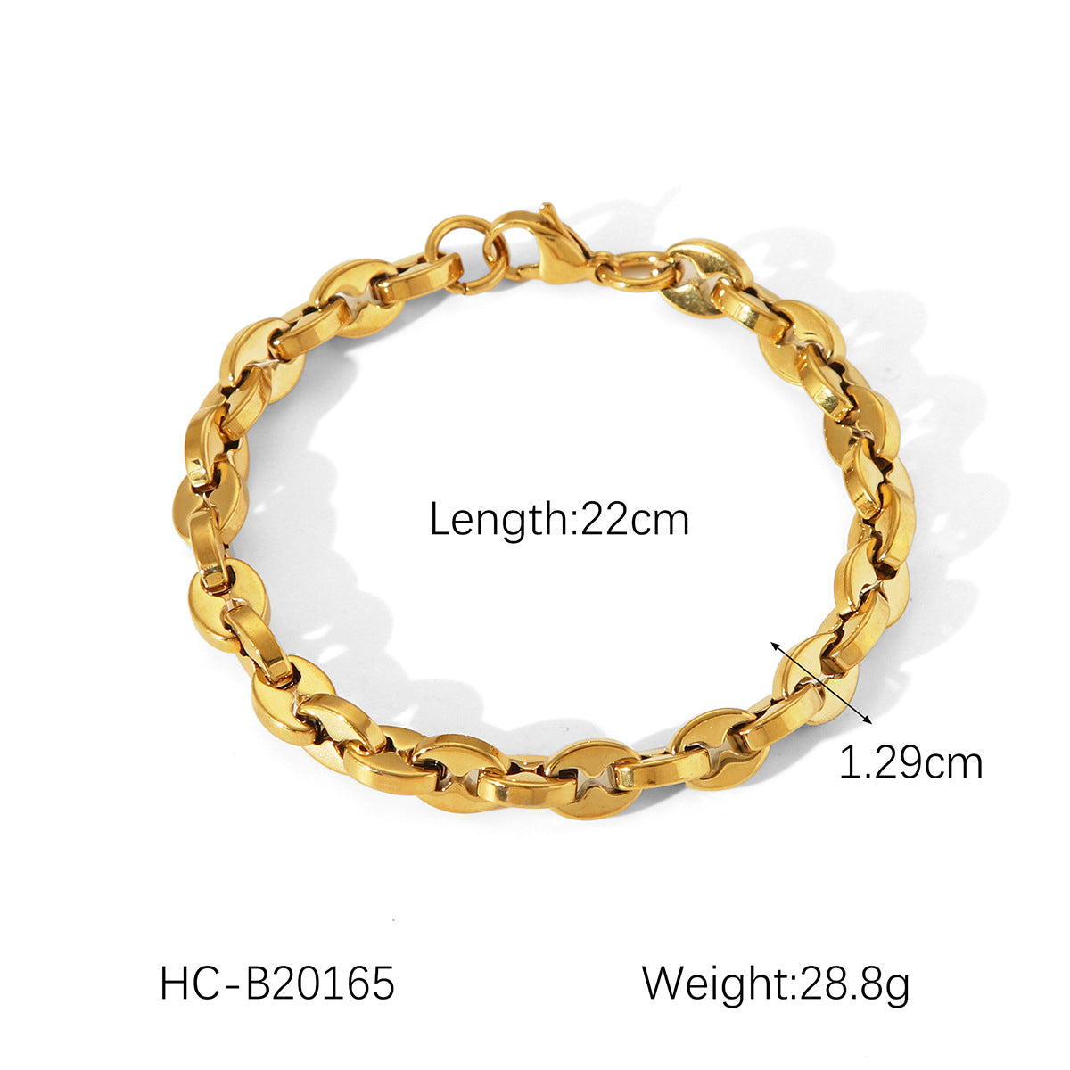 Wholesale Hot Selling 18K Gold Plated Bracelet Stainless Steel Bracelet Female INS Style Fashion Ball Ball Chain Handmade Chain Jewelry