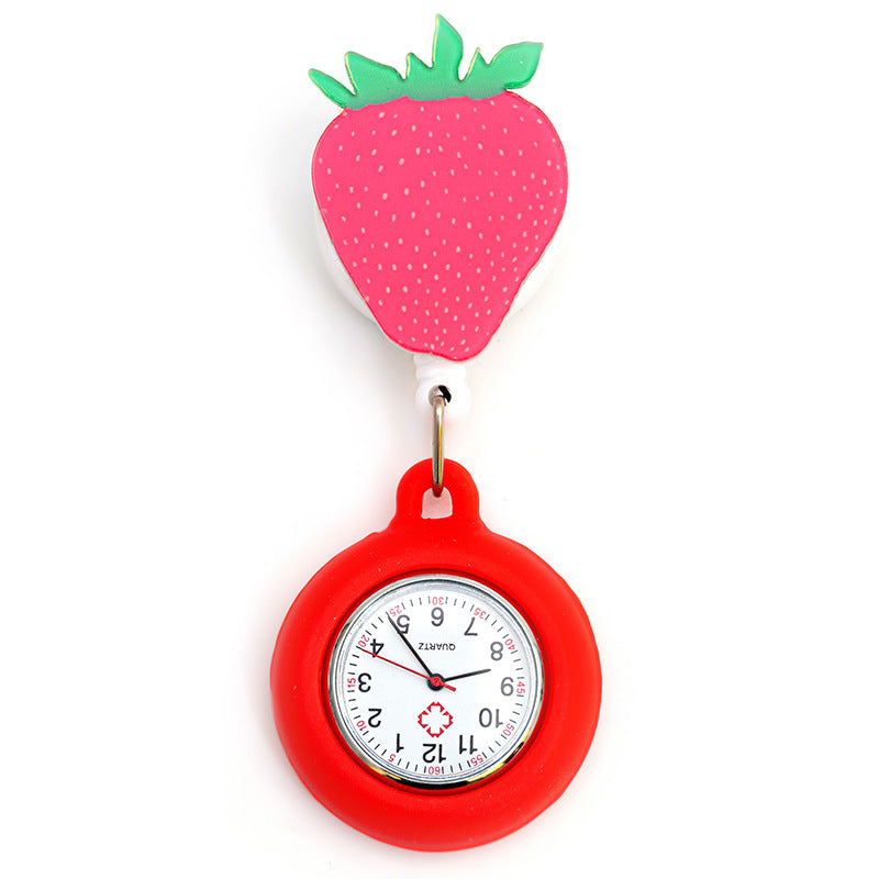 Wholesale Silicone Cartoon Telescopic Nurse Pocket Watch