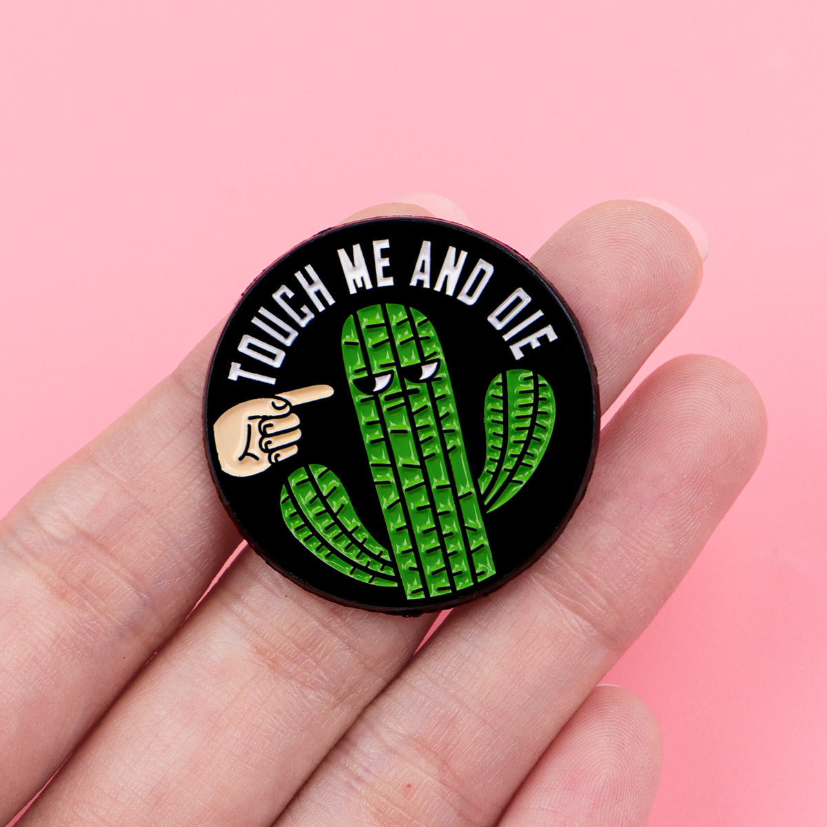 Wholesale Cartoon Metal Badge Creative English Letter Ornaments