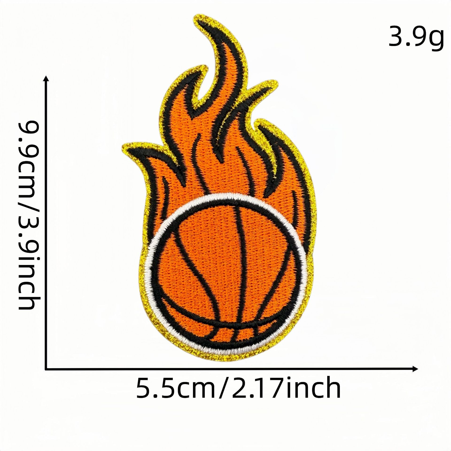 Wholesale Basketball shoe series embroidery DIY patches