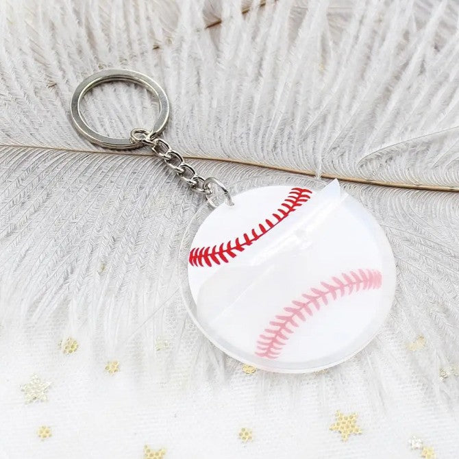 Wholesale Sports ball keychain creative pendant