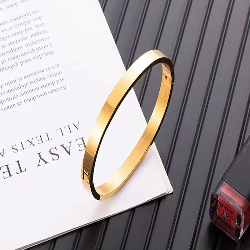 Wholesale Plain Ring Smooth Titanium Steel Bracelets