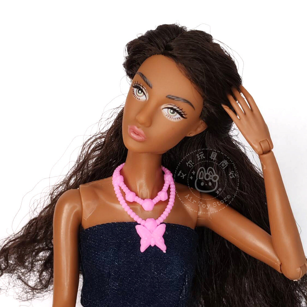 Wholesale 10pcs 30cm  Doll  Necklace Keer Doll Accessories