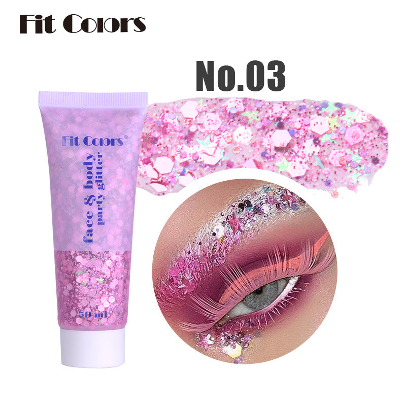 Wholesale Mermaid Scale Face Body Lip Sequins Eye Shadow Colorful Sequins