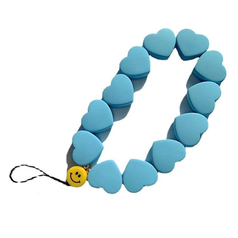 Wholesale Rose Red Love Resin Mobile Phone Lanyard