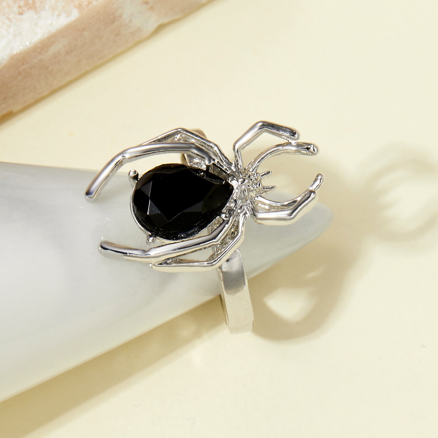 Wholesale Dark Style Halloween Personality Exaggerated Hip-Hop Spider Rings