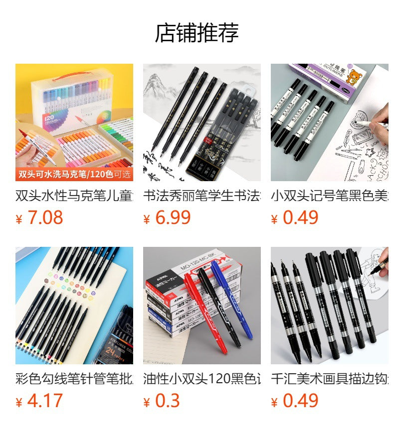 Wholesale Colorful Glitter Color Changing Gel Marker Highlighter Pen