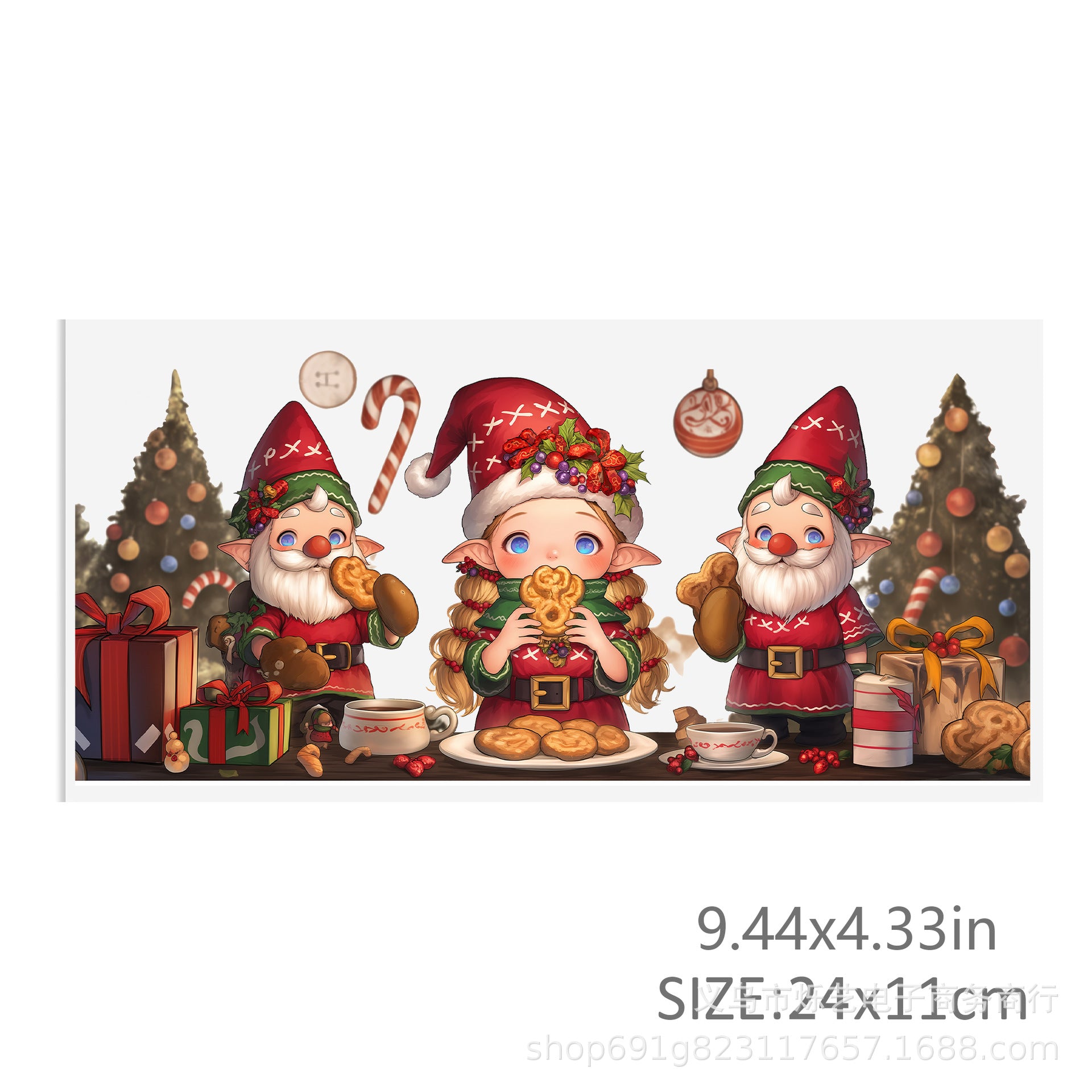 Wholesale 2pcs Christmas Collection 16oz Cup UV DTF Wraps