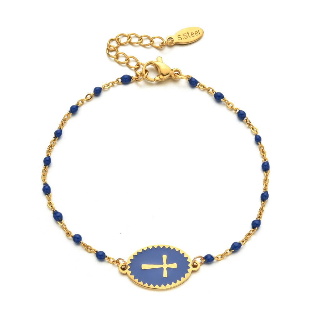Wholesale Stainless Steel Cross Bracelet