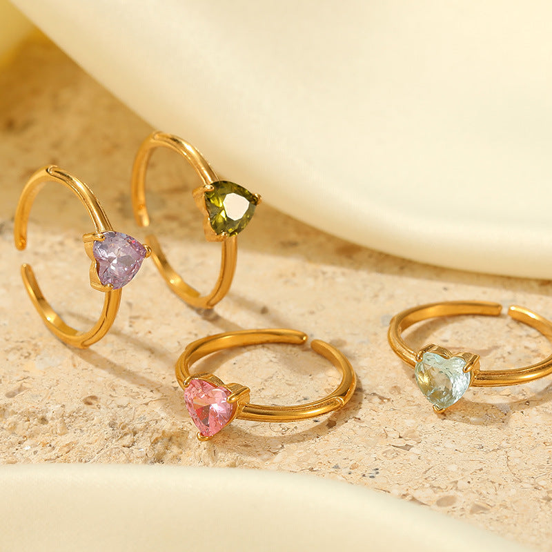 Wholesale Valentine's Day Love Stainless Steel Ring