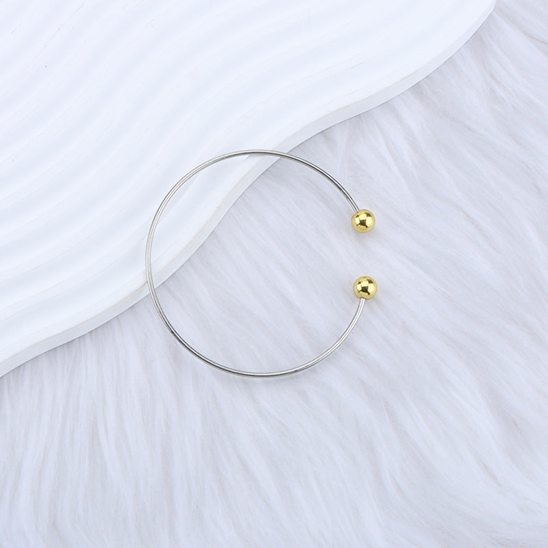 Wholesale DIY Beaded Bracelet Unlimited Creative Couple Handstring Beaded Round Head Bracelet