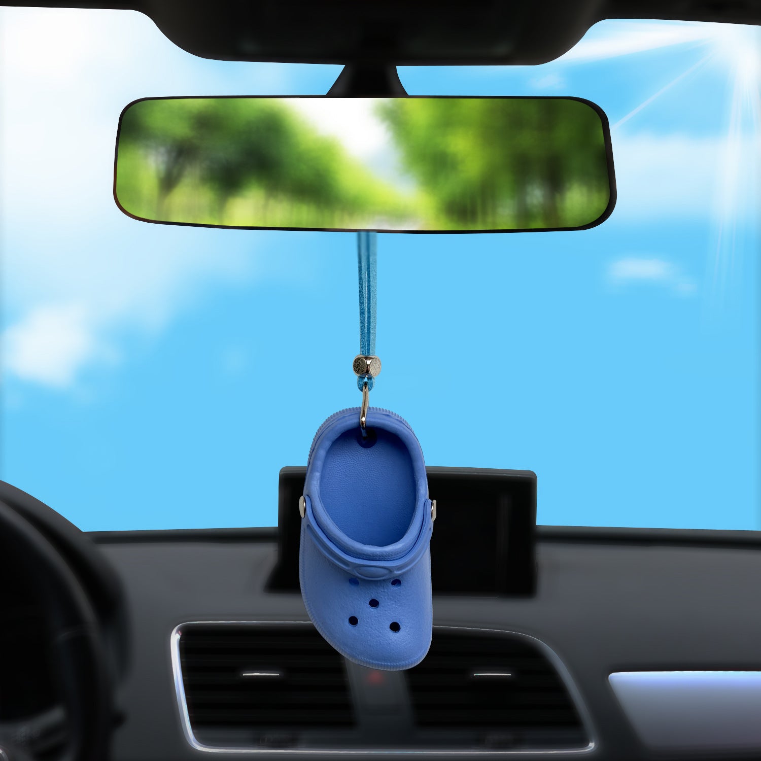 Wholesale  decorative colorful rope pendant car pendant