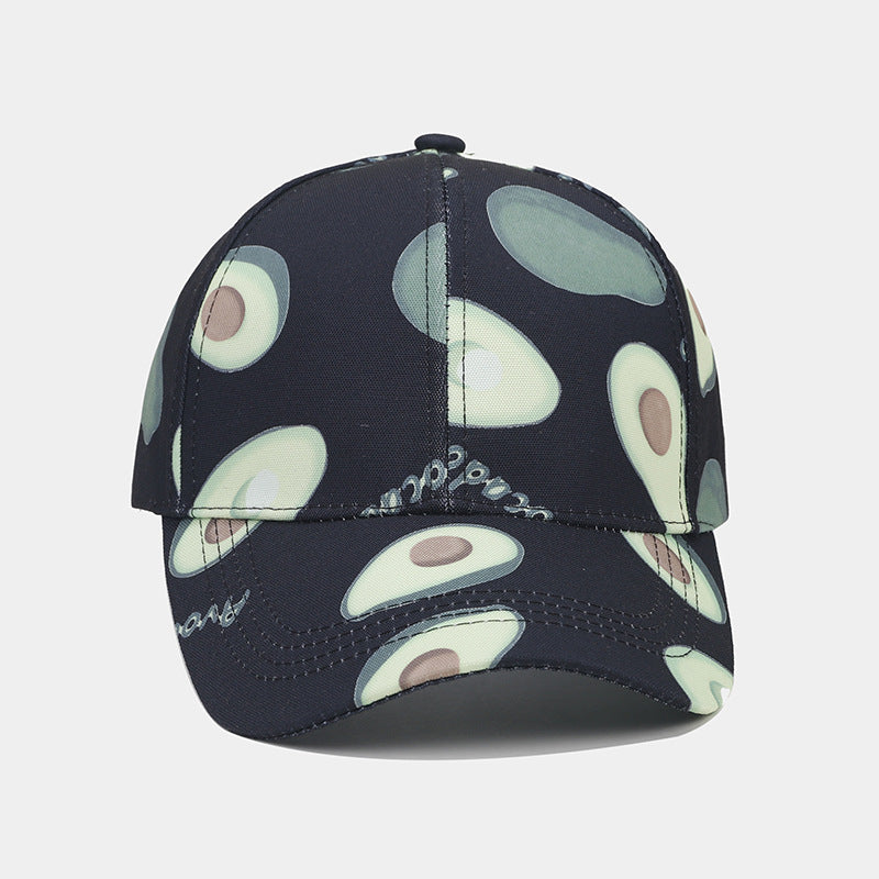 Wholesale Polyester Avocado Pattern Baseball Cap