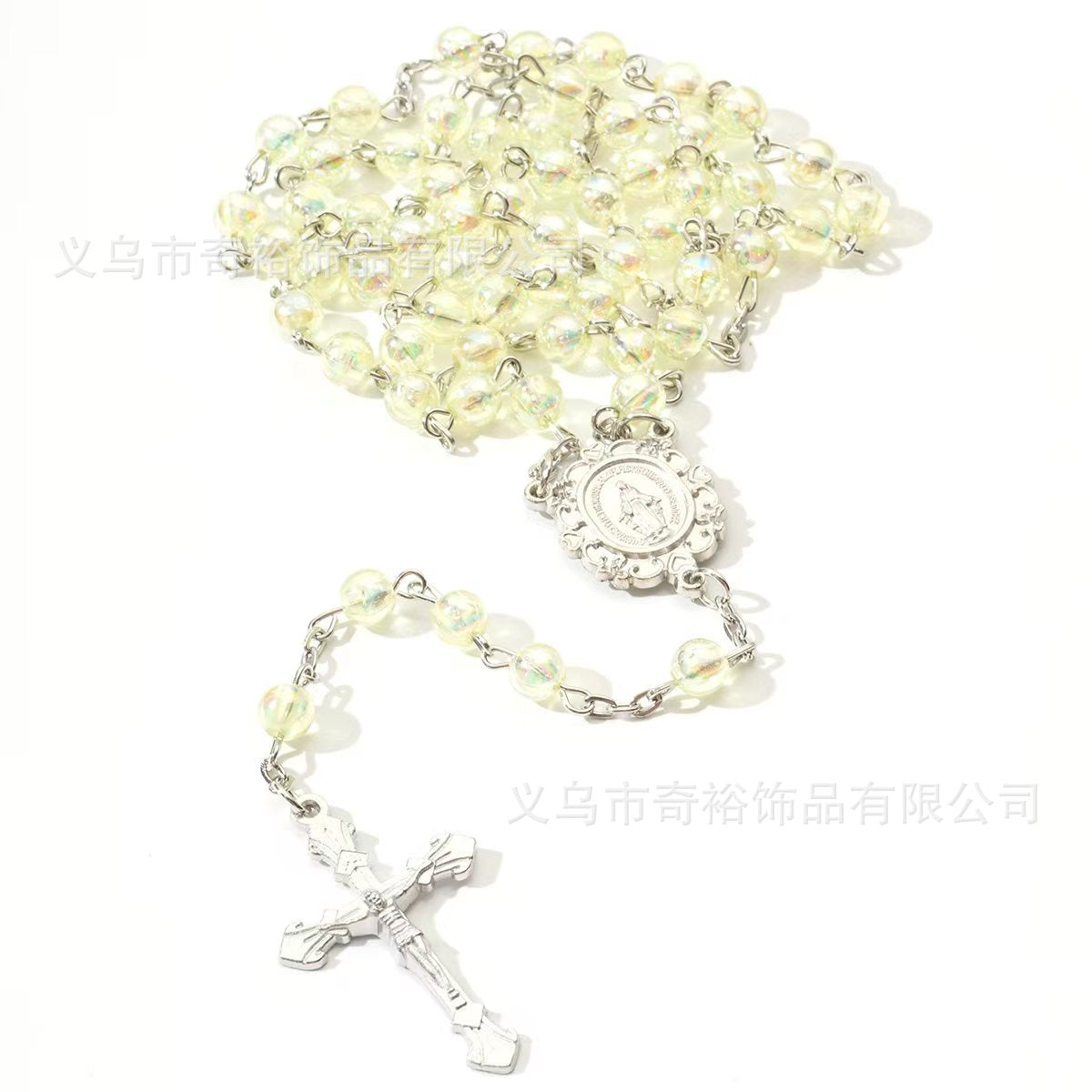 Wholesale Our Lady of the Cross Necklace Rosary Baptism Communion Necklace