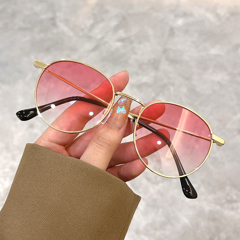 Wholesale New small round frame anti-glare sunglasses
