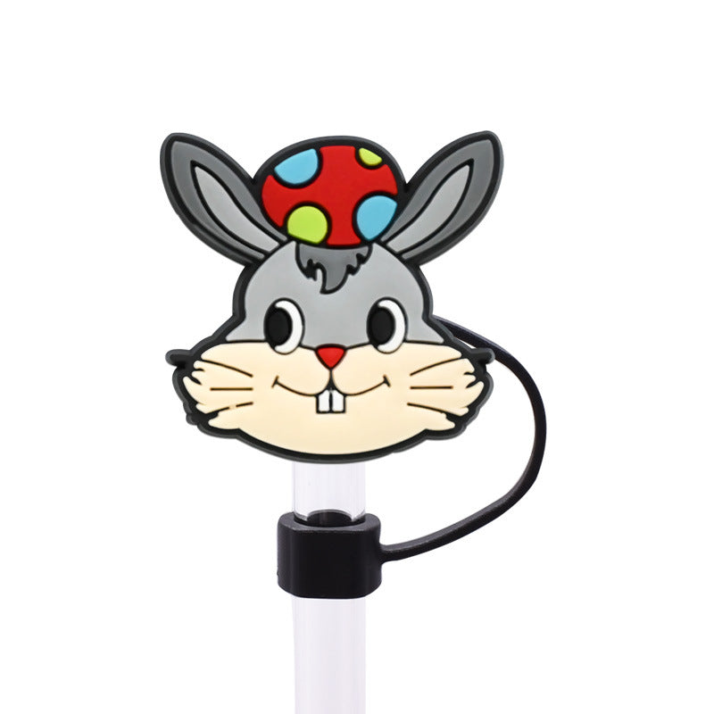 Wholesale Random 100 pcs 10M Easter  dust plug straw hat creative DIY cup