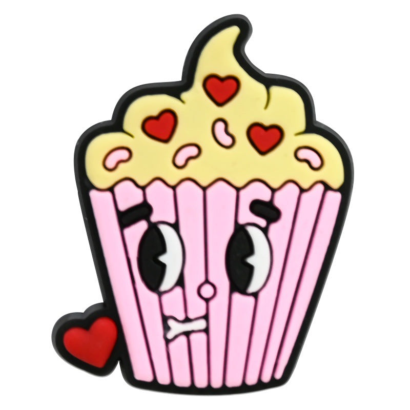 Wholesale Random 100pcs Valentine' s Day series diverse cartoon Croc Charms