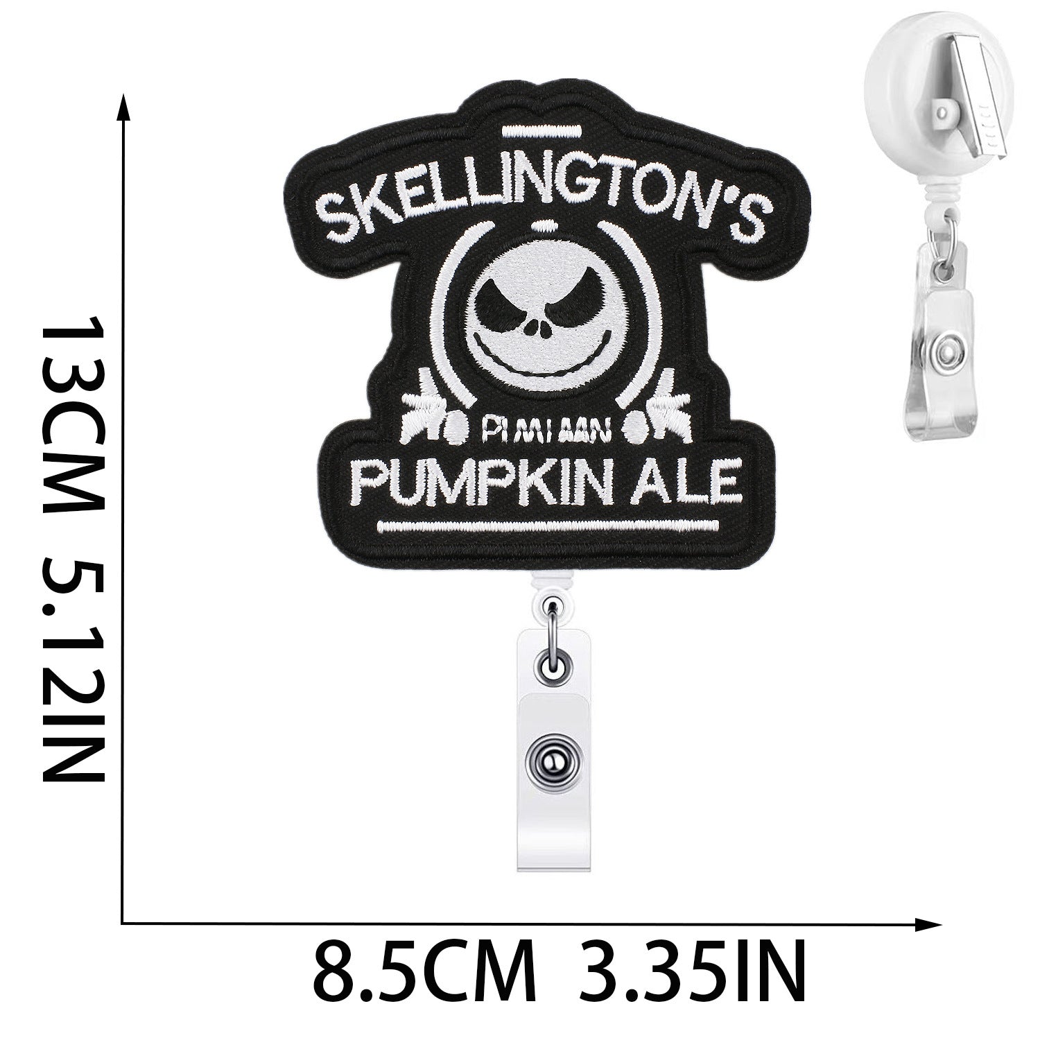 Wholesale Halloween Easy Pull-up Buckle Embroidered Cloth Sticker