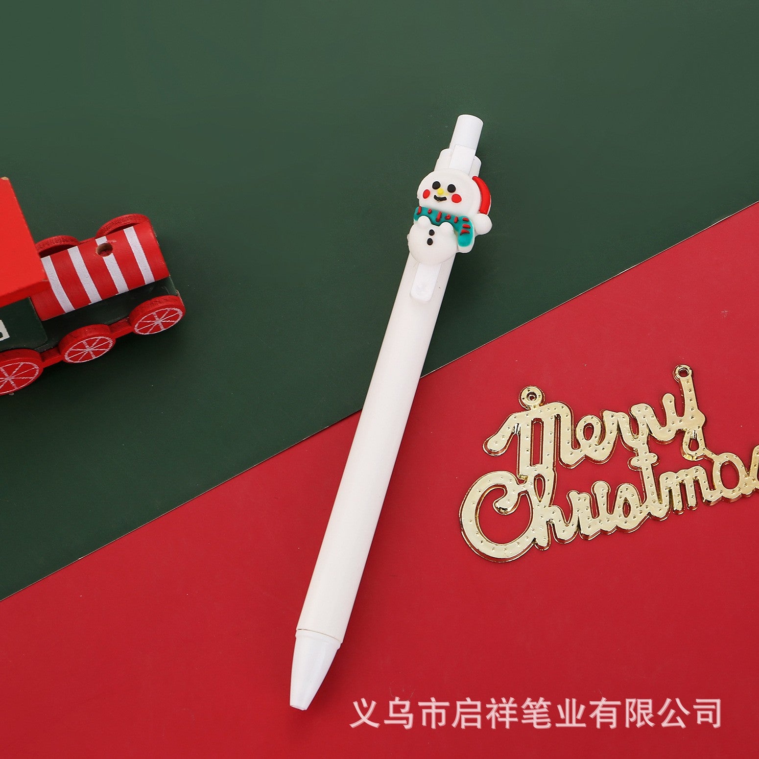 Wholesale Cute Christmas 3D Retractable  Pen
