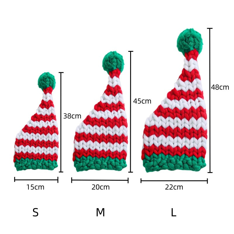 Wholesale Christmas Hats Hand Knitted Woolen Hats